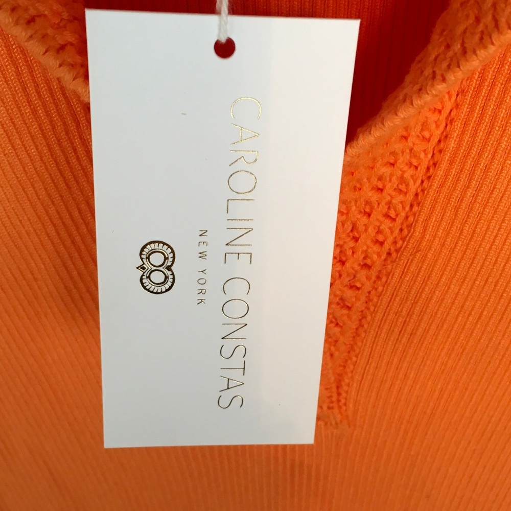 Orange Knit Dress - Picture 3 of 5